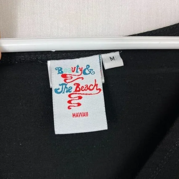 Beauty & The Beach Hawaii Swim Coverup Dress Womens M Cutout Summer Pool‎ Beach - Picture 7 of 12